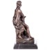 Léda hattyúval - bronz szobor képe